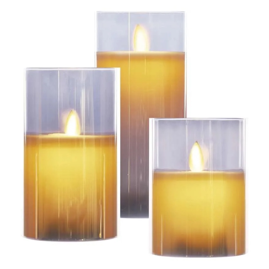 Set om 3 LED-ljus LED/6xAA