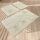 SET OM 3x Badrumsmatta ORKIDE 60/60/100 cm beige