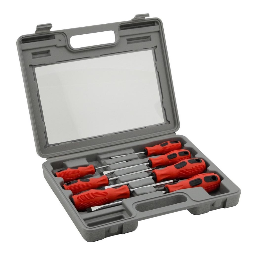 Set skruvmejslar med fodral 7st