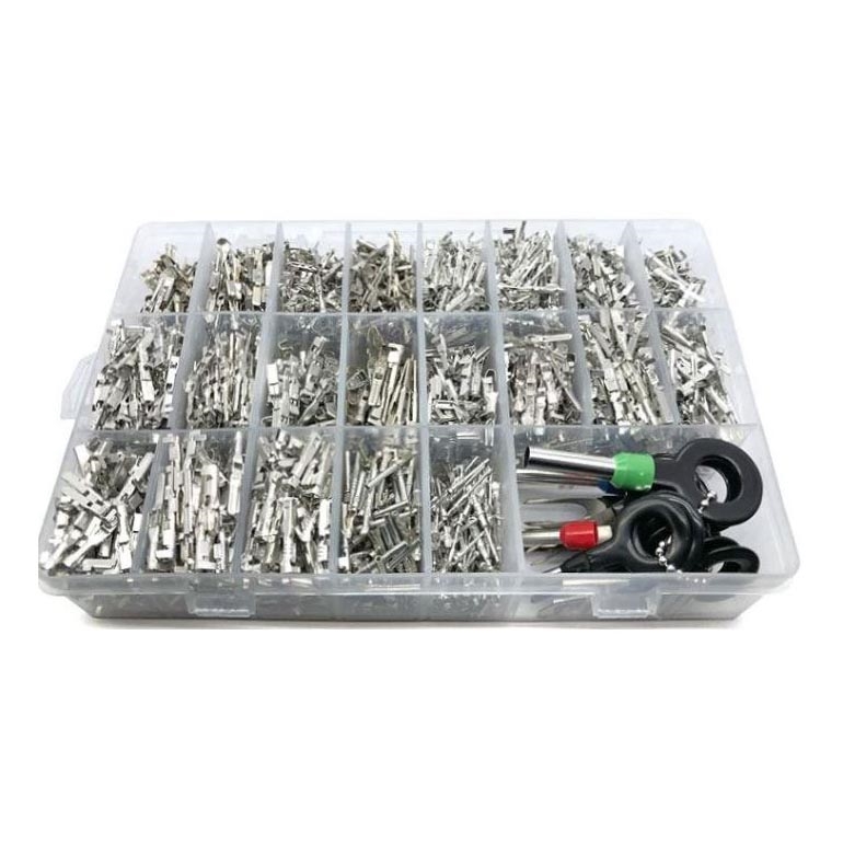 Set stift för bilkontakter 1980st