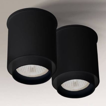 Shilo - Spotlight  2xGU10/15W/230V svart