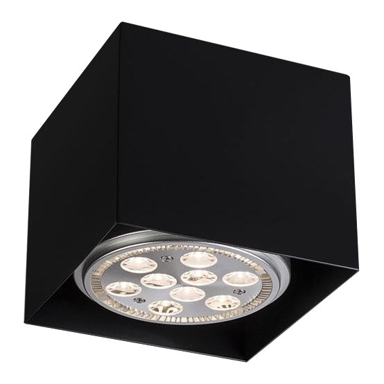 Shilo 1210 - Spotlight  YATOMI 1xGU10/15W/230V svart