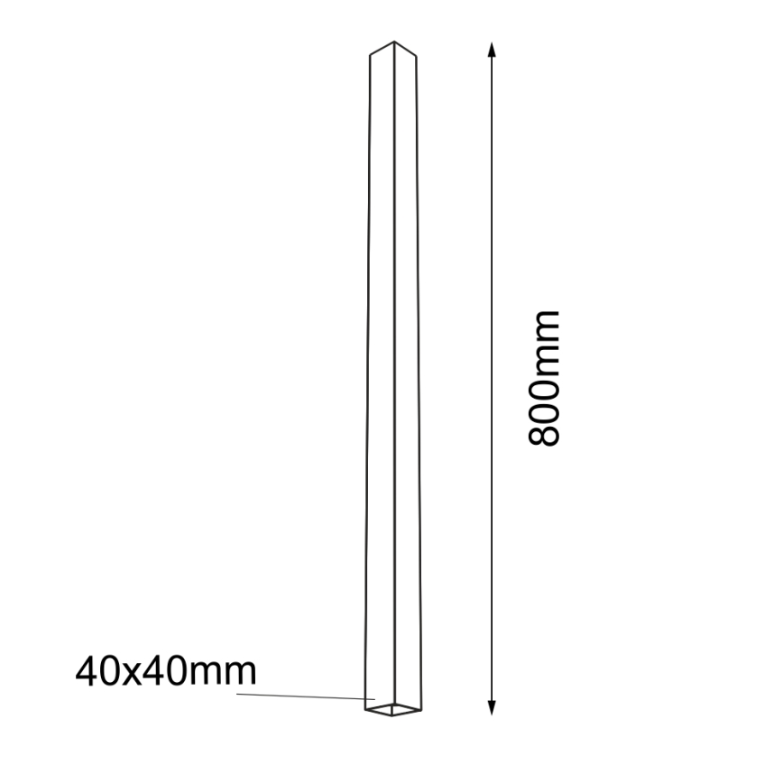 Shilo 1704 - Spotlight  DOHA 1xGU10/15W/230V svart