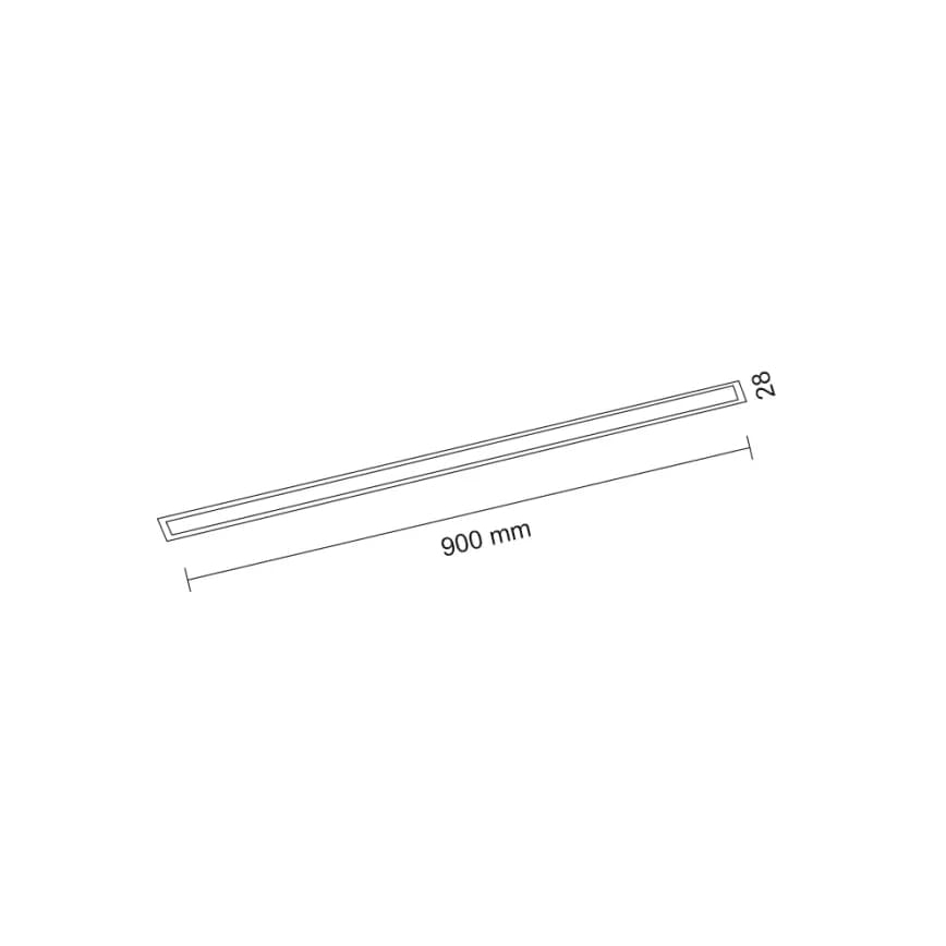 Shilo - LED upphängd taklampa  LED/32W/230V 3000K CRI 90 svart