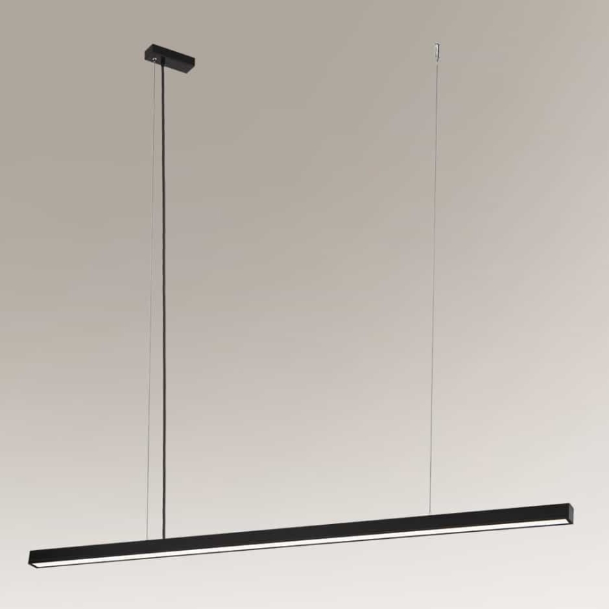 Shilo - LED Ljuskrona med upphängningsrem  LED/32W/230V 3000K CRI 90 svart
