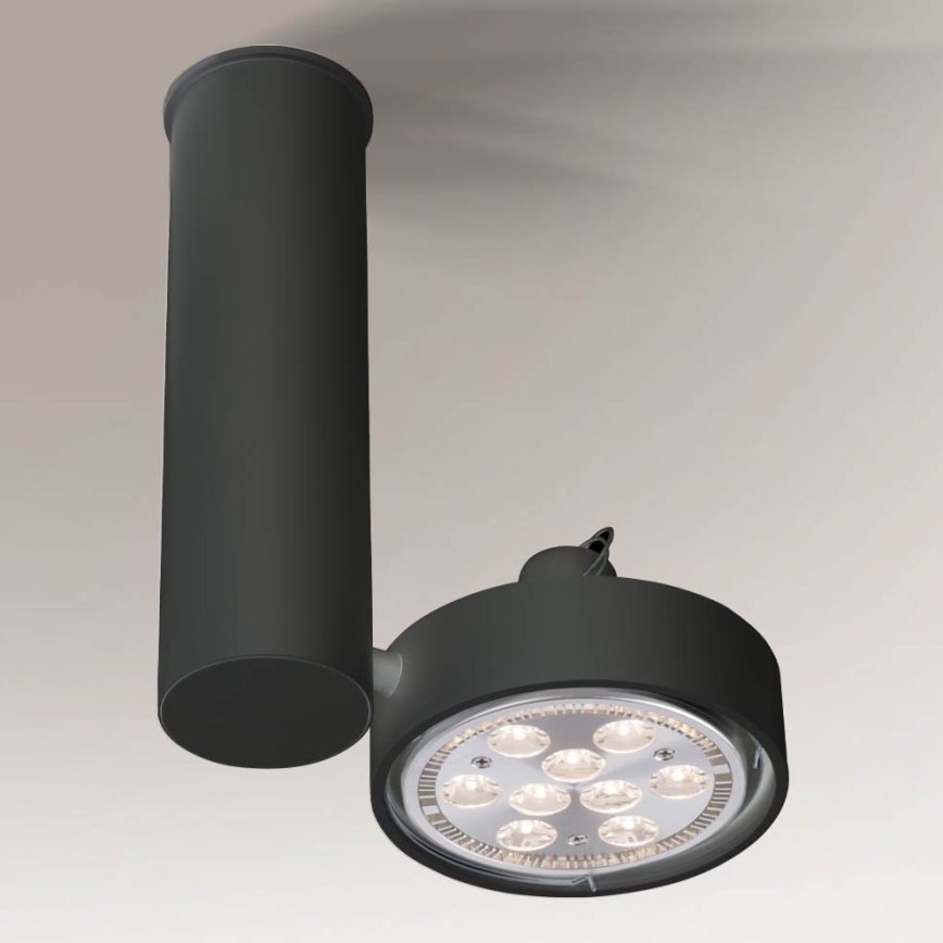 Shilo - Spotlight  1xGU10/15W/230V svart