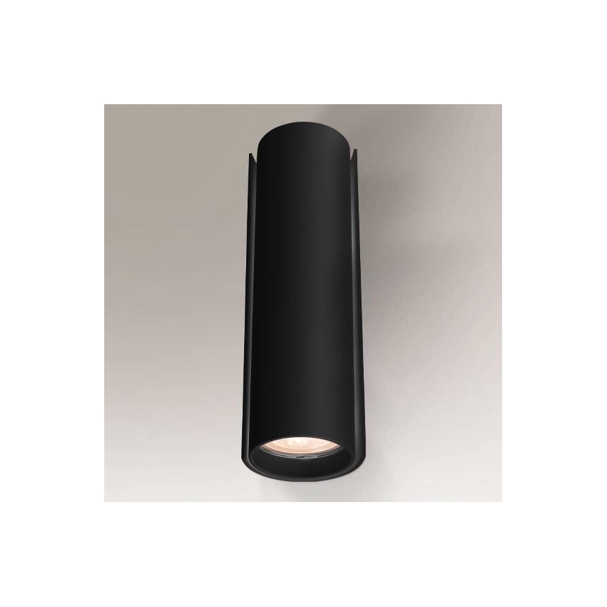 Shilo - Vägglampa  2xGU10/15W/230V svart