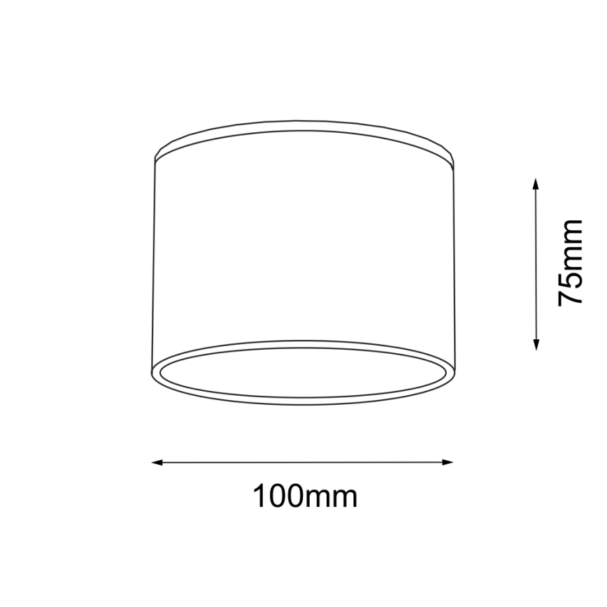 Shilo - Taklampa 1xGX53/15W/230V vit
