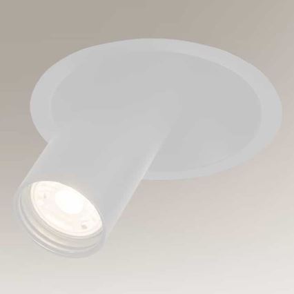 Shilo - Infälld spotlight 1xGU10/MR11/15W/230V diameter 11 cm vit