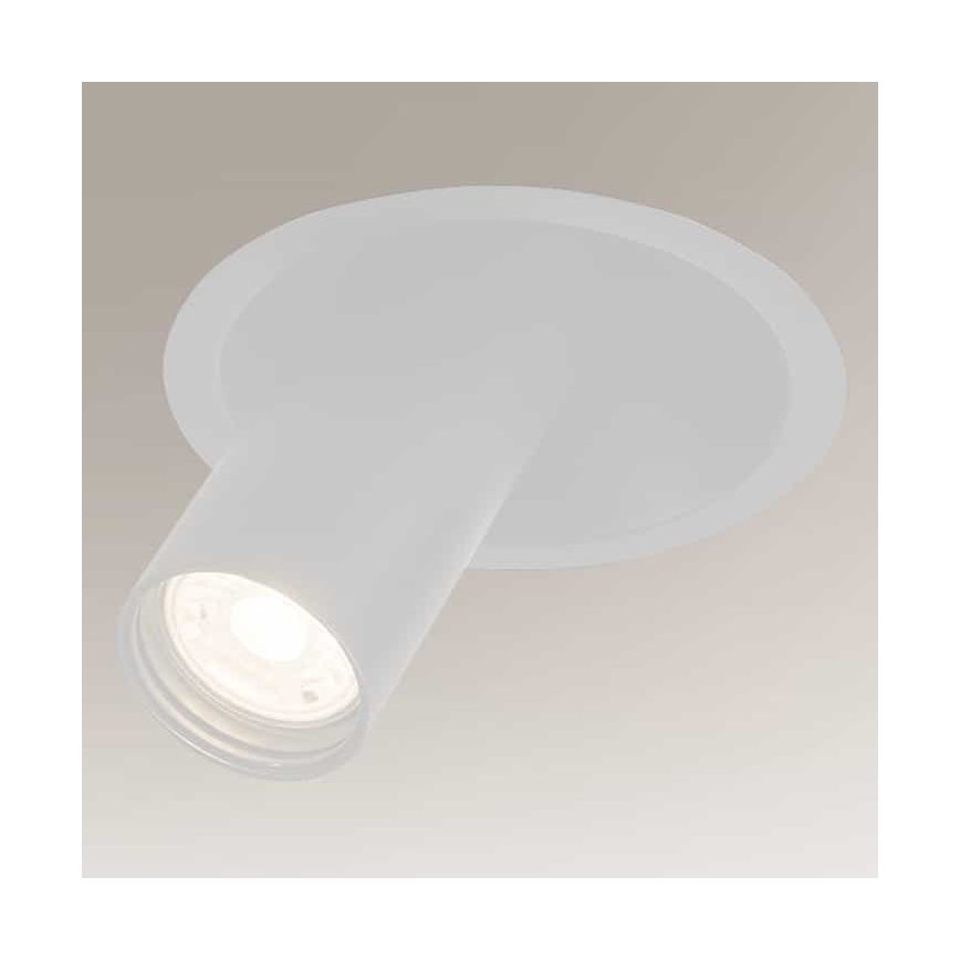 Shilo - Infälld spotlight 1xGU10/MR11/15W/230V diameter 11 cm vit