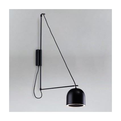 Shilo - Vägglampa  1xE14/15W/230V svart