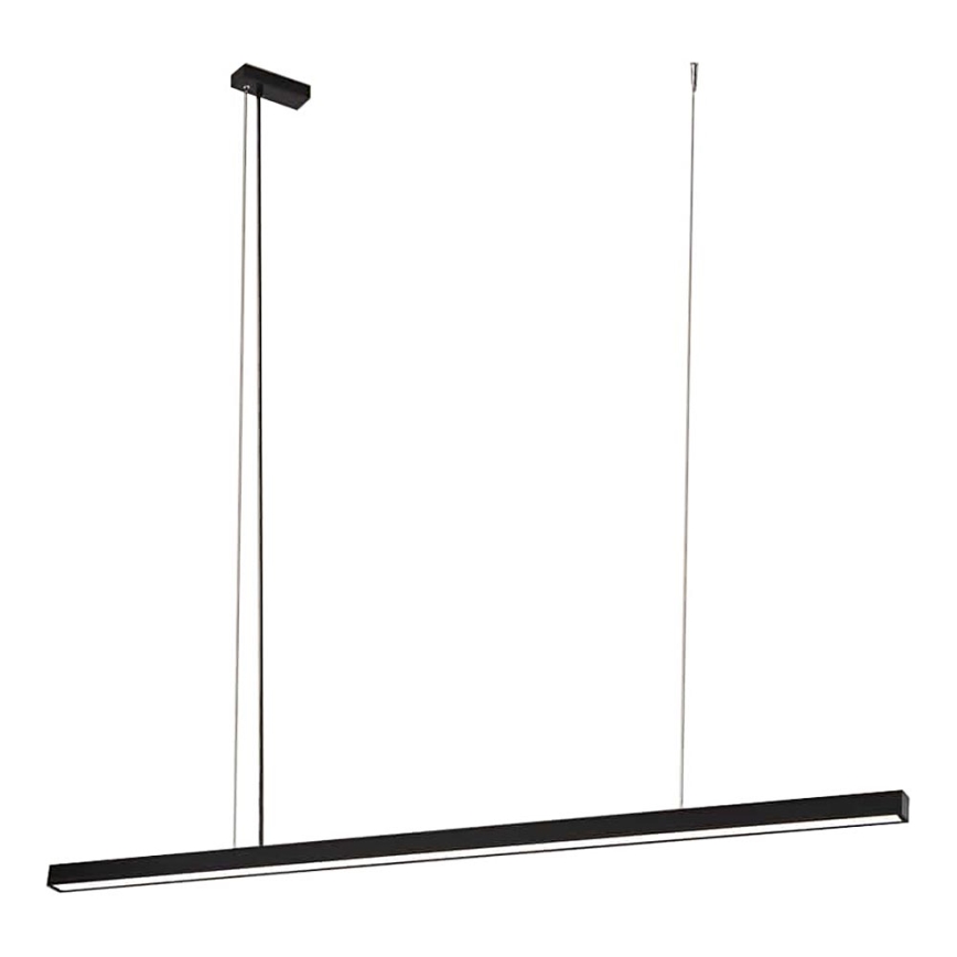 Shilo - LED Ljuskrona med upphängningsrem  LED/32W/230V 3000K CRI 90 svart