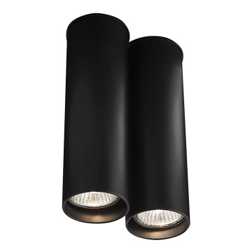 Shilo - Spotlight  2xGU10/15W/230V 20 cm svart