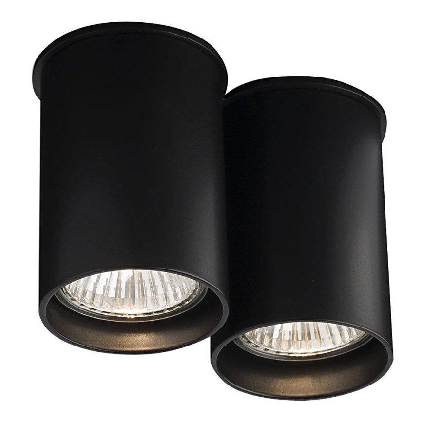 Shilo - Spotlight  2xGU10/15W/230V 9 cm svart