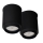 Shilo - Spotlight  2xGU10/15W/230V svart
