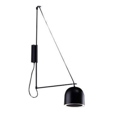 Shilo - Vägglampa  1xE14/15W/230V svart