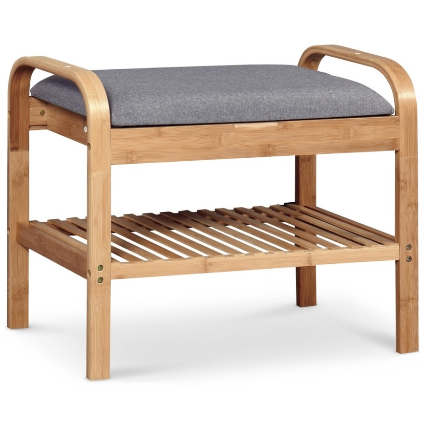 Shoe rack 50x60 cm grå/beige