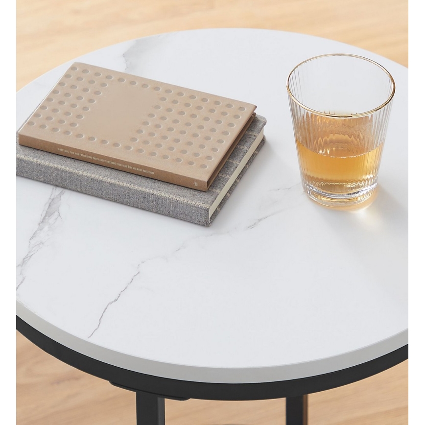 SID sidobord svart/vitt