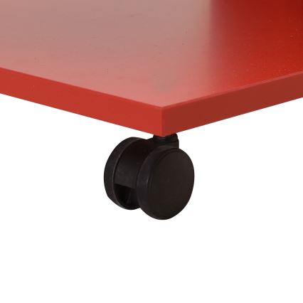 Sidobord 65x35 cm röd