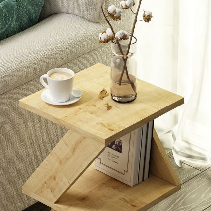 Sidobord ALBENI 50x30 cm brun