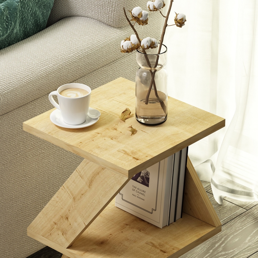 Sidobord ALBENI 50x30 cm brun
