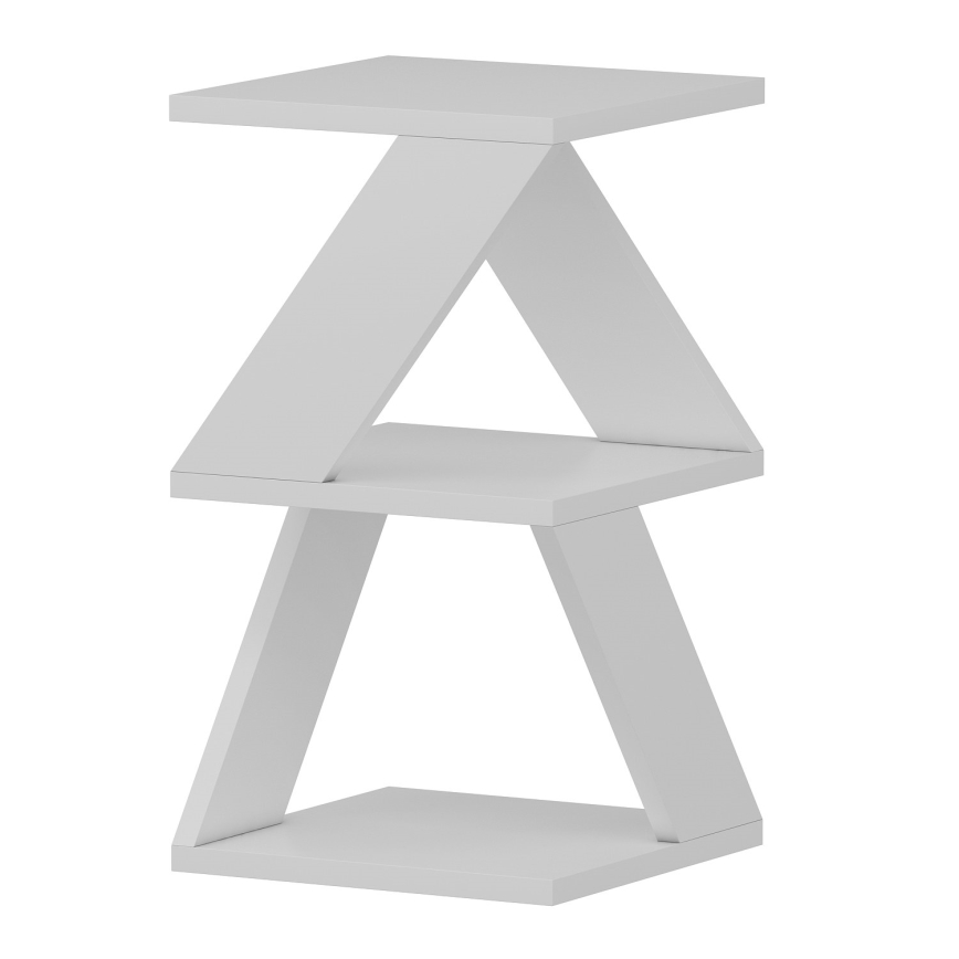 Sidobord ALBENI 50x30 cm vit