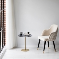 Sidobord CHILL 50x50 cm guld/svart