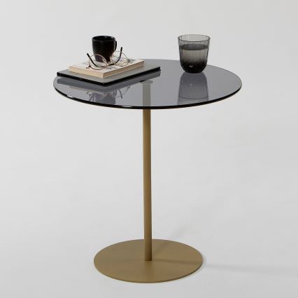 Sidobord CHILL 50x50 cm guld/svart