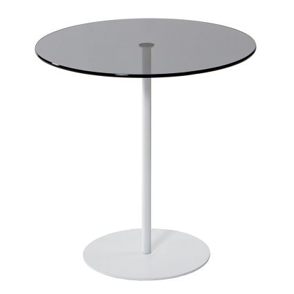 Sidobord CHILL 50x50 cm vit/svart