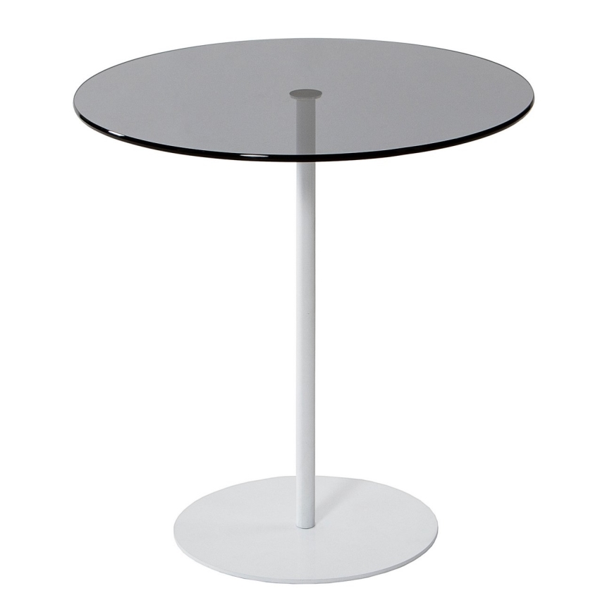 Sidobord CHILL 50x50 cm vit/svart