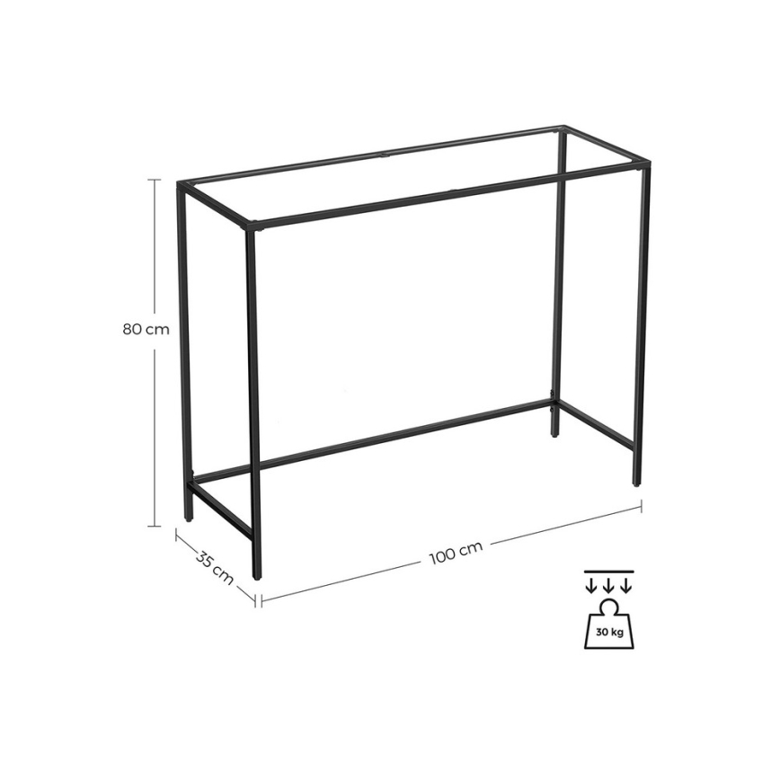 Sidobord CIREL svart