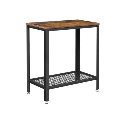 Sidobord ELDUR brun/svart