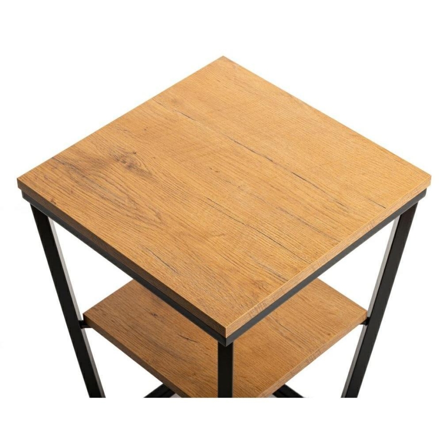 Sidobord EXPAND 57x40 cm svart/brun