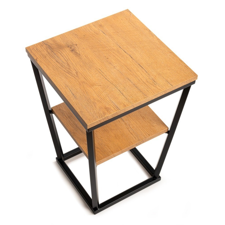 Sidobord EXPAND 57x40 cm svart/brun