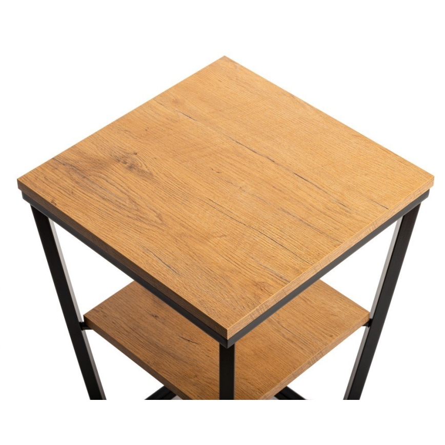 Sidobord EXPAND 57x40 cm svart/brun