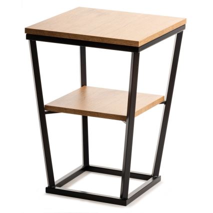 Sidobord EXPAND 57x40 cm svart/brun