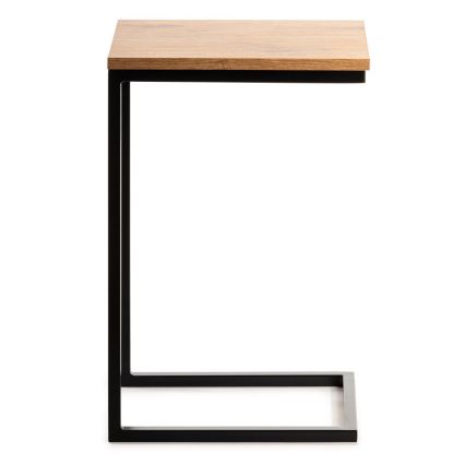 Sidobord HELPER 57x40 cm svart/brun