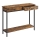 Sidobord LUVOR brun/svart