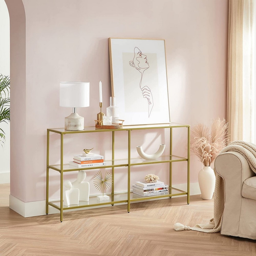 Sidobord LUVOR i guld