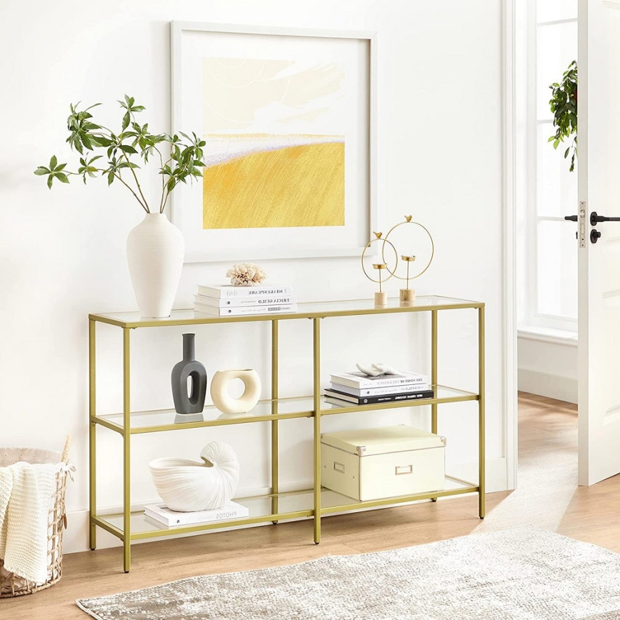 Sidobord LUVOR i guld