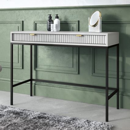 Sidobord NOVA 77x104 cm grå/svart