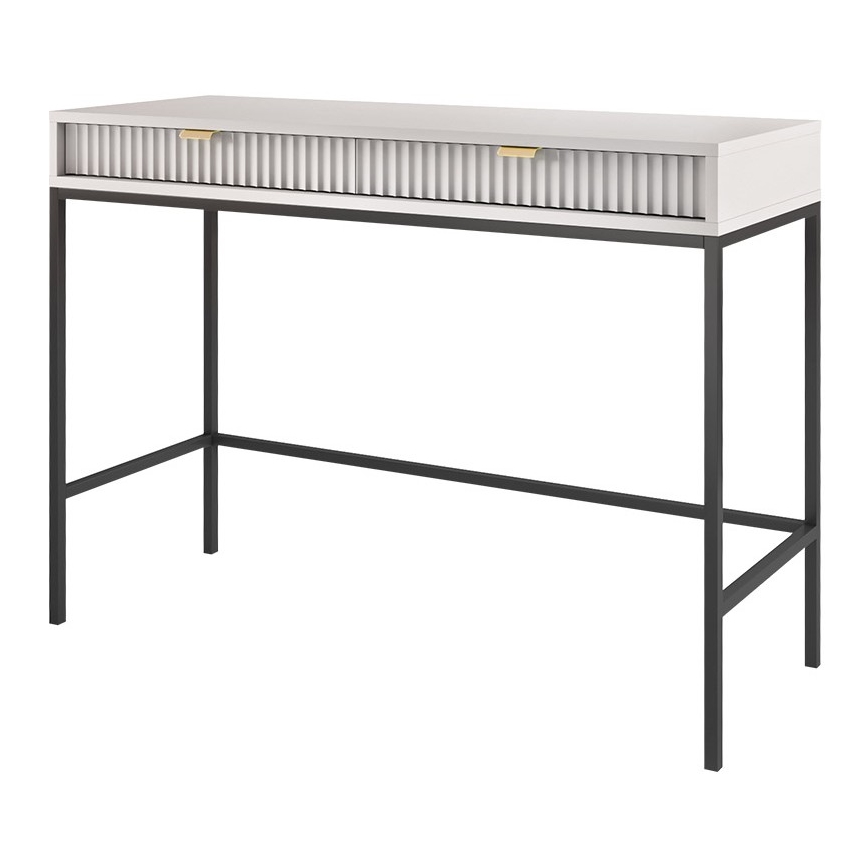 Sidobord NOVA 77x104 cm grå/svart