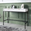 Sidobord NOVA 77x104 cm vit/svart
