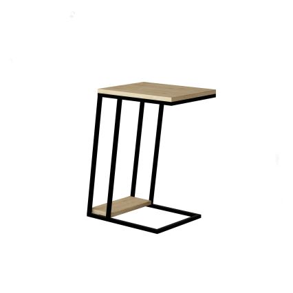 Sidobord PAL 57x40 cm beige/svart