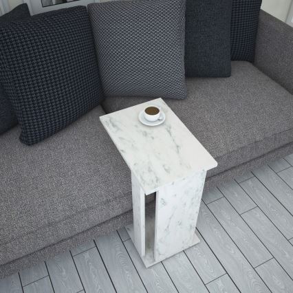 Sidobord PASIFIC 61x43 cm vit