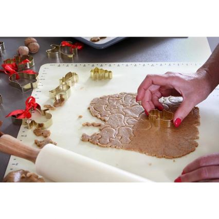 Silikonbakmatta TORO 52x42 cm, krämfärgad