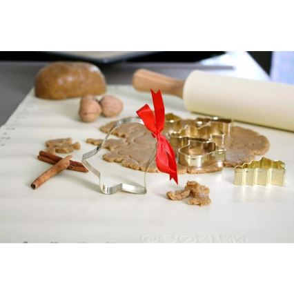 Silikonbakmatta TORO 52x42 cm, krämfärgad