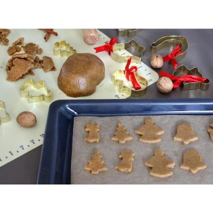 Silikonbakmatta TORO 52x42 cm, krämfärgad