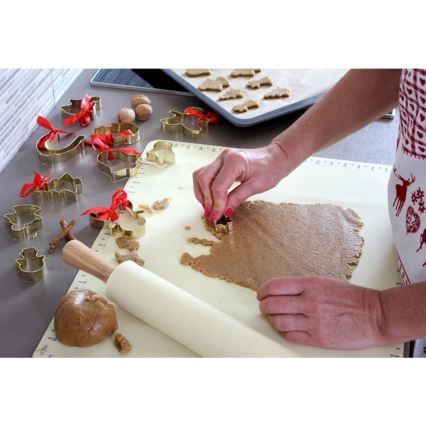 Silikonbakmatta TORO 52x42 cm, krämfärgad