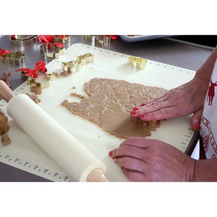 Silikonbakmatta TORO 52x42 cm, krämfärgad